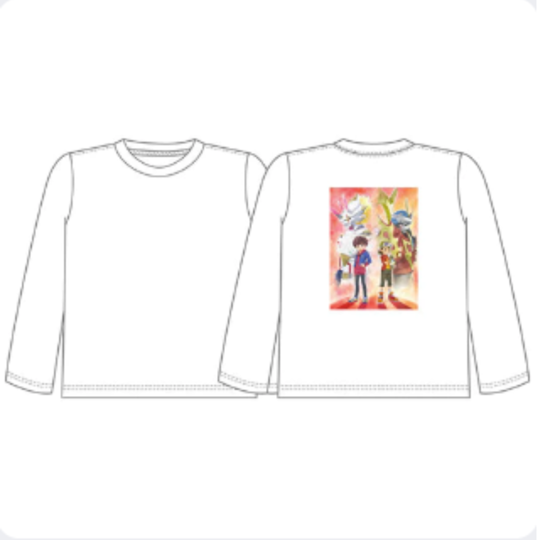 DigimonCon 2023 - Digimon Frontier x Digimon Ghost Game Oversized Long T-shirt