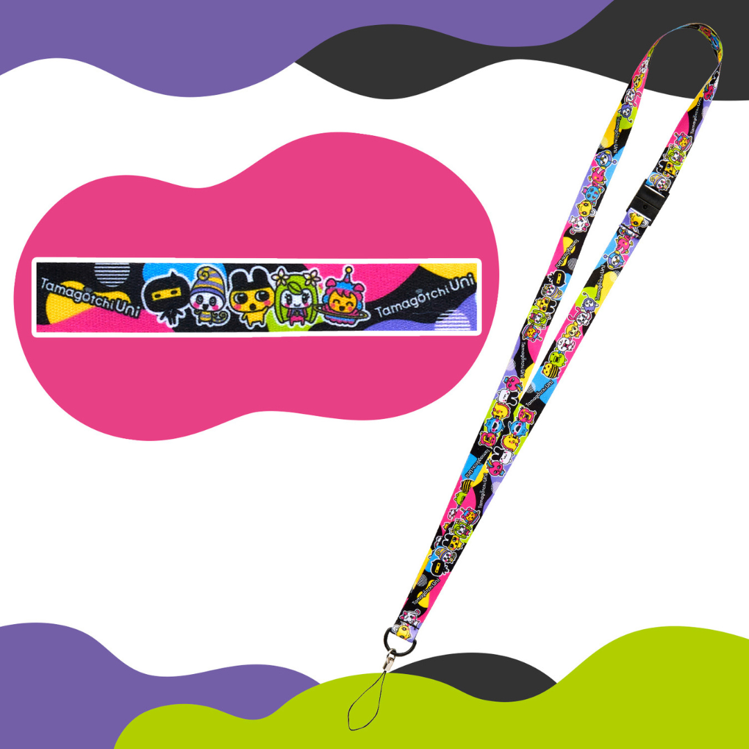 Tamagotchi Uni Lanyard - Unique Black