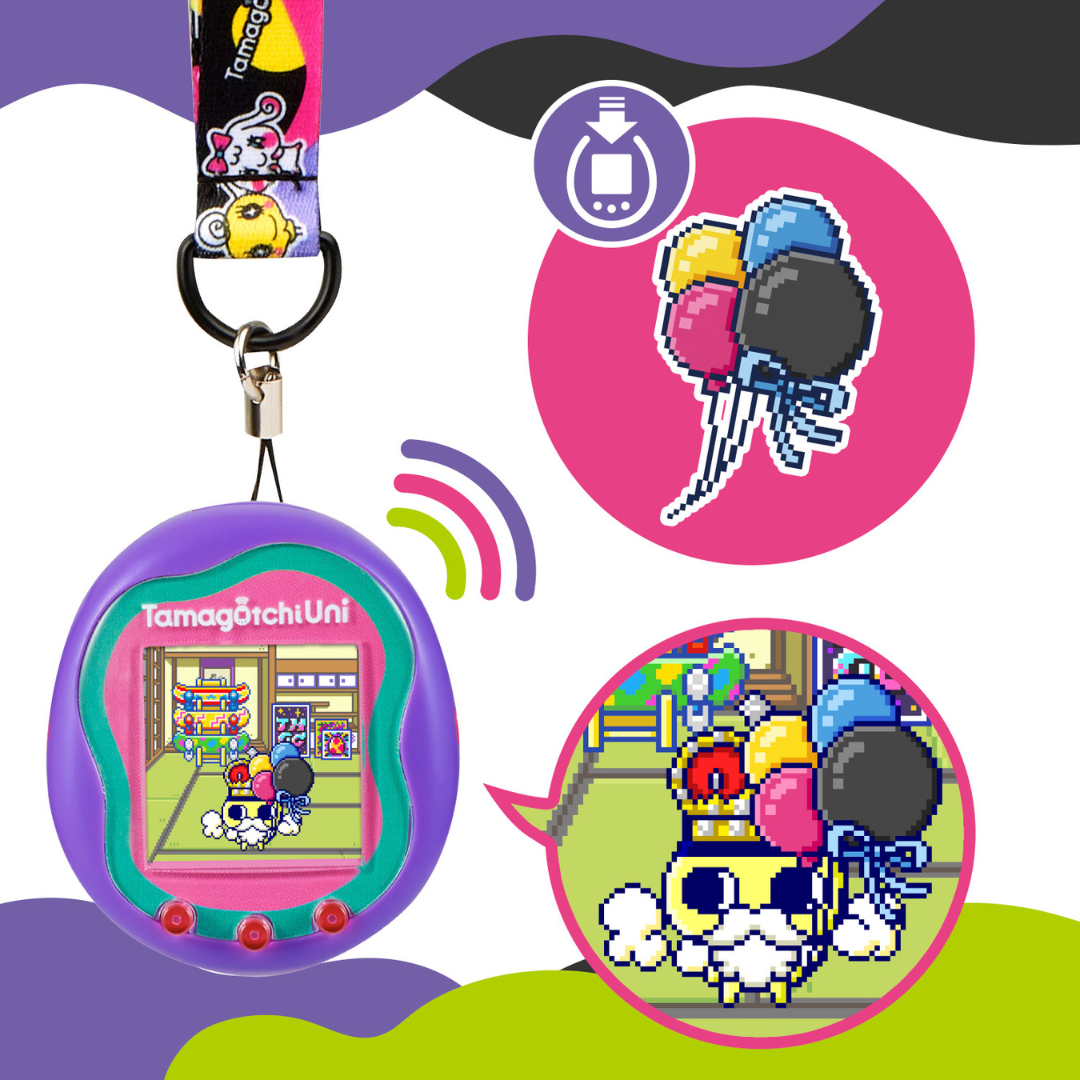 Tamagotchi Uni Lanyard - Unique Black