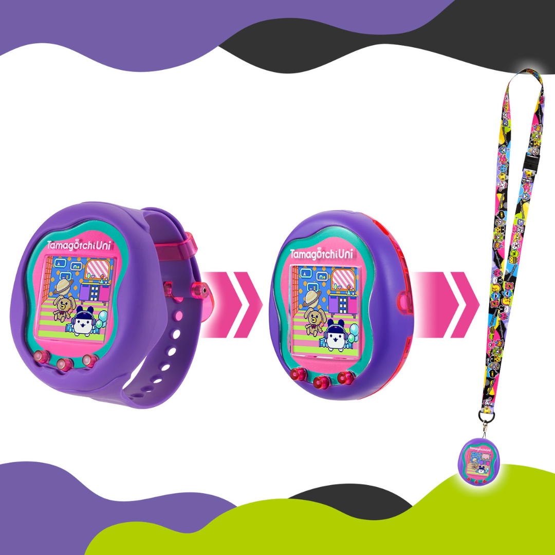 Tamagotchi Uni Lanyard - Unique Black