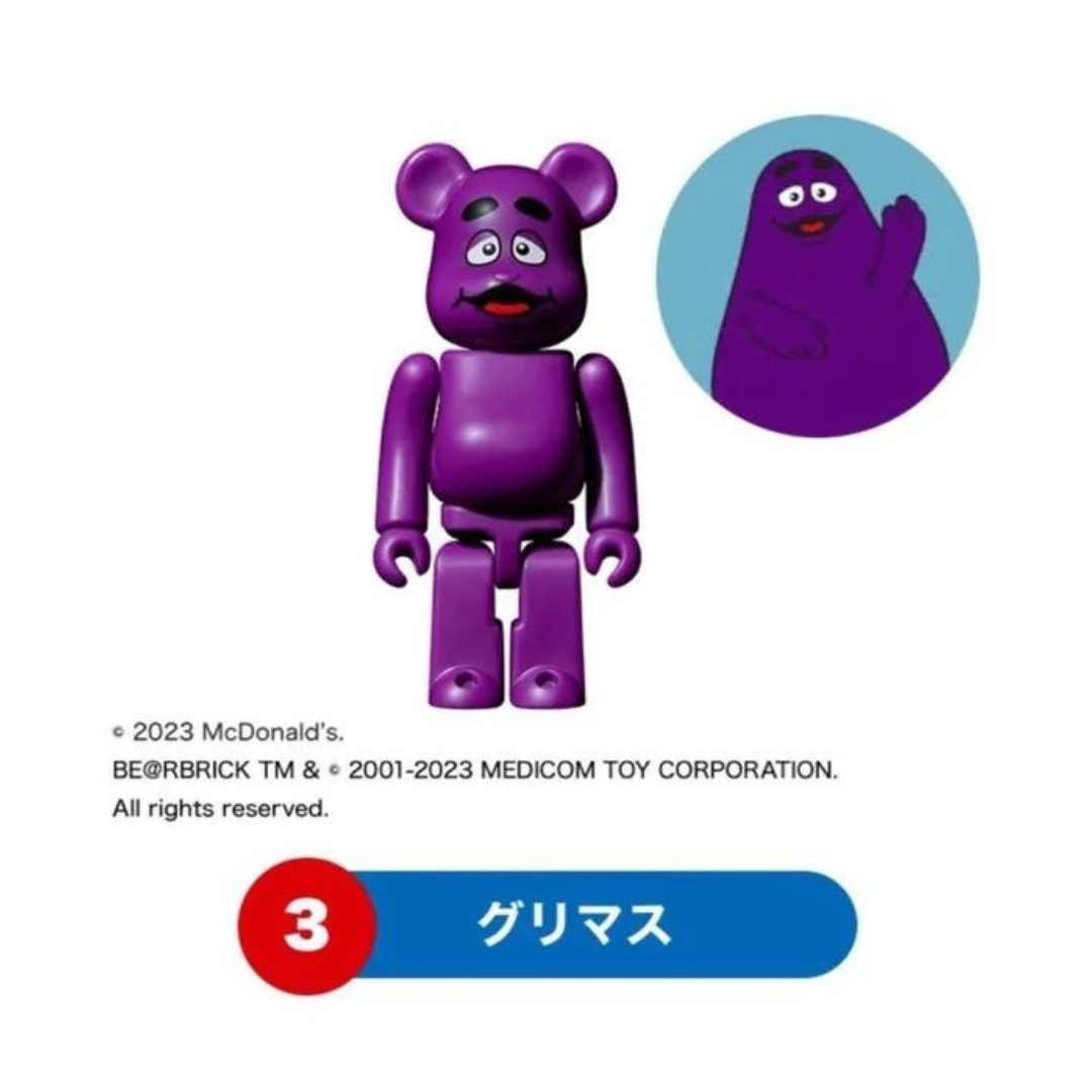 BE@RBRICK - Godzilla VS McDonald’s 150% Full Set of 4