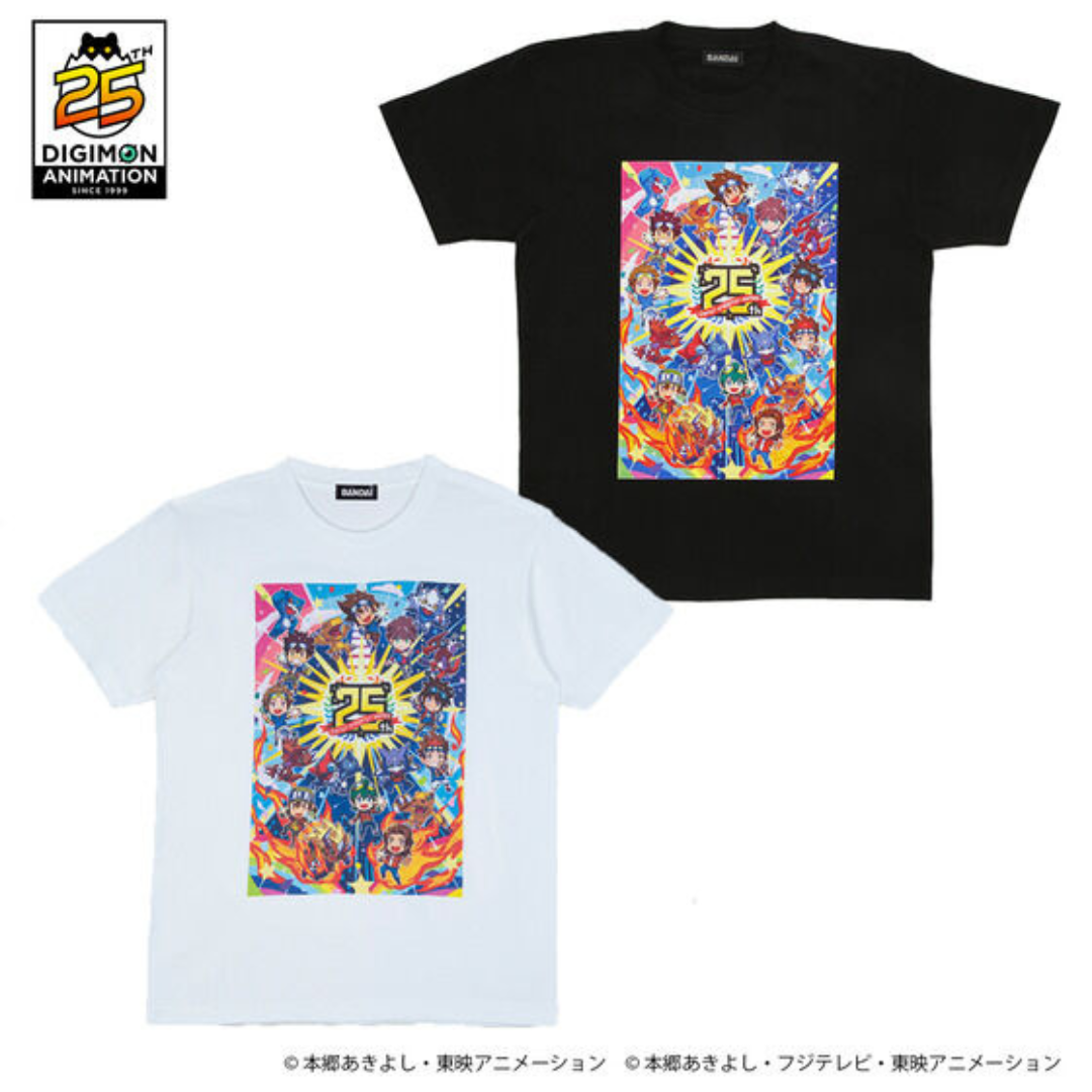 Digimon Adventure 25th Anniversary Anime Series T-shirt