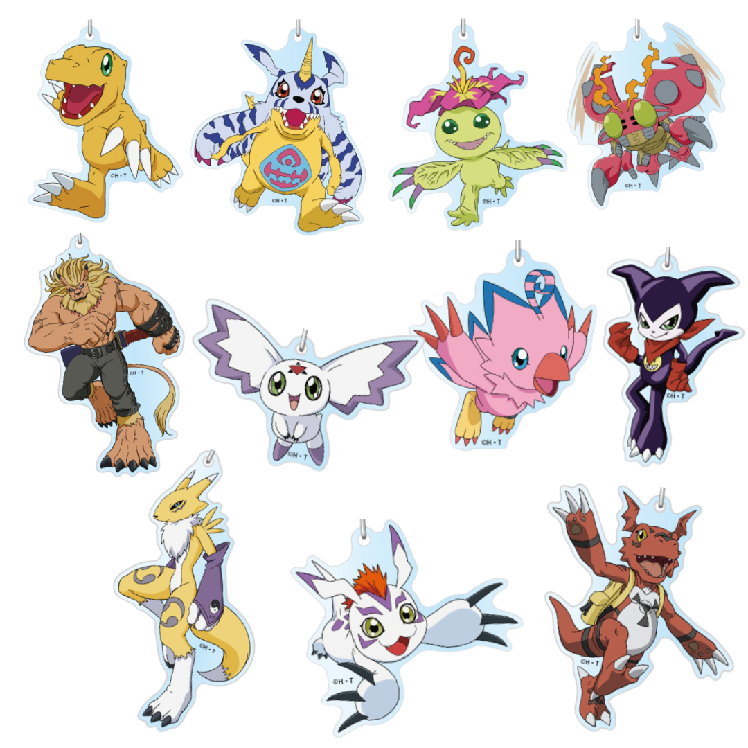 Digimon - Digimon Acrylic Limited Base Key Chain Digimon - Digimon Acrylic Limited Base Key Chain