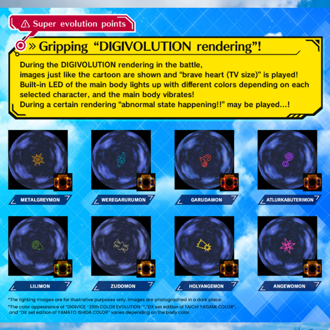 Digimon - Digimon Adventure Digivice 25th - COLOR EVOLUTION & DX Set Taichi Yagami Color (CN)