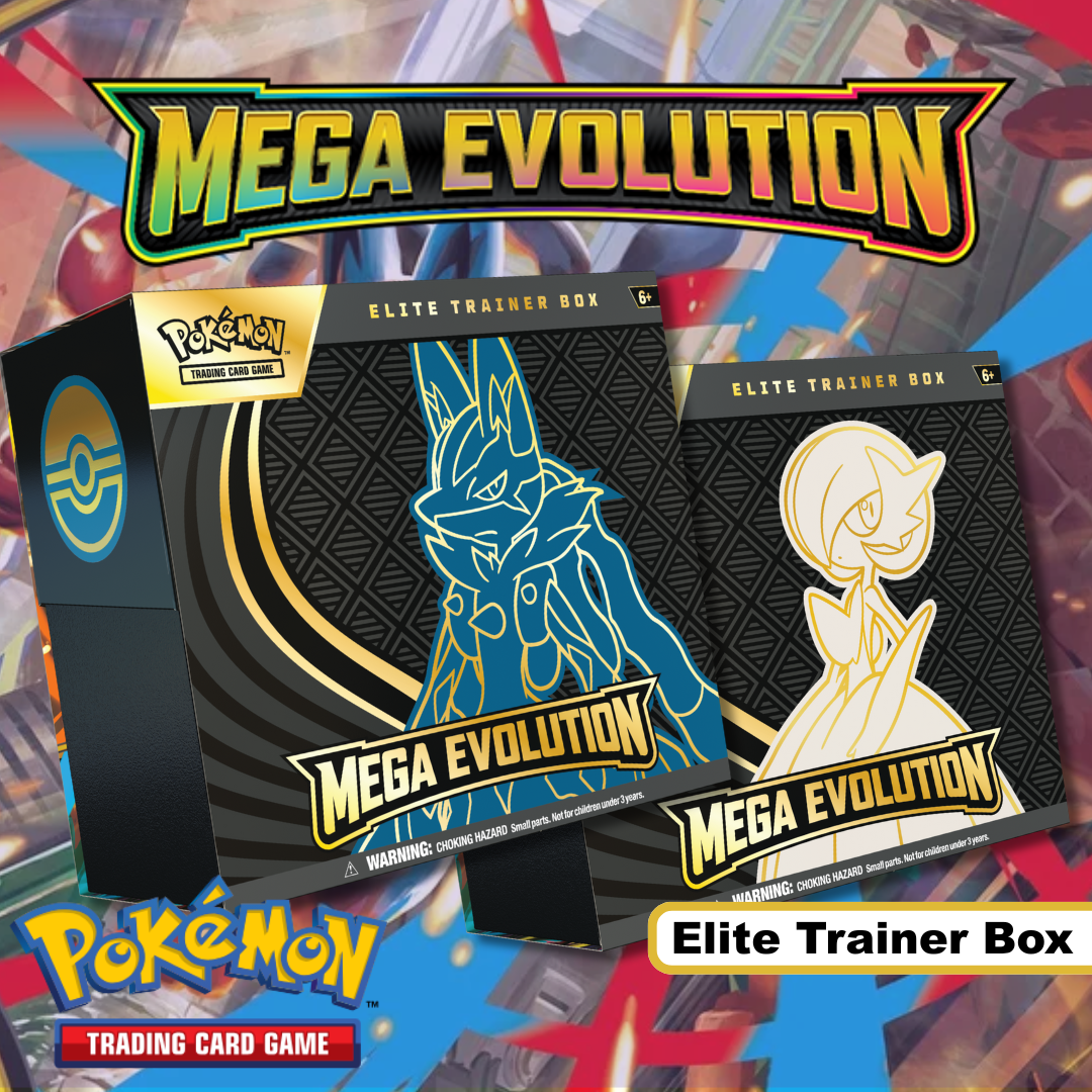 Pokemon - Pokemon TCG - ME01 Mega Evolution Elite Trainer Box - Lucari Pokemon - Pokemon TCG - ME01 Mega Evolution Elite Trainer Box - Lucari
