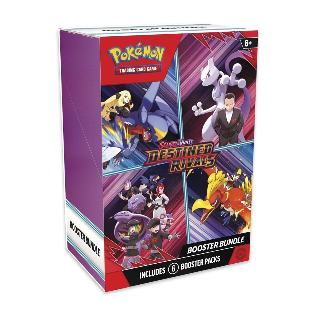 Pokemon English TCG - Scarlet & Violet-Destined Rivals Booster Bundle (6 Packs) Pokemon English TCG - Scarlet & Violet-Destined Rivals Booster Bundle (6 Packs)