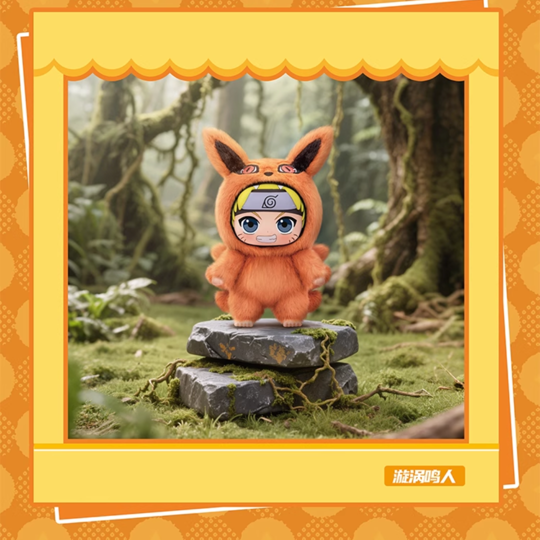 Naruto - TOP TOY Naruto Shippuden - Cute Beast Party Series Plush Keychain (FULL SET OF 6) (RELEASE AUG-SEP25)
