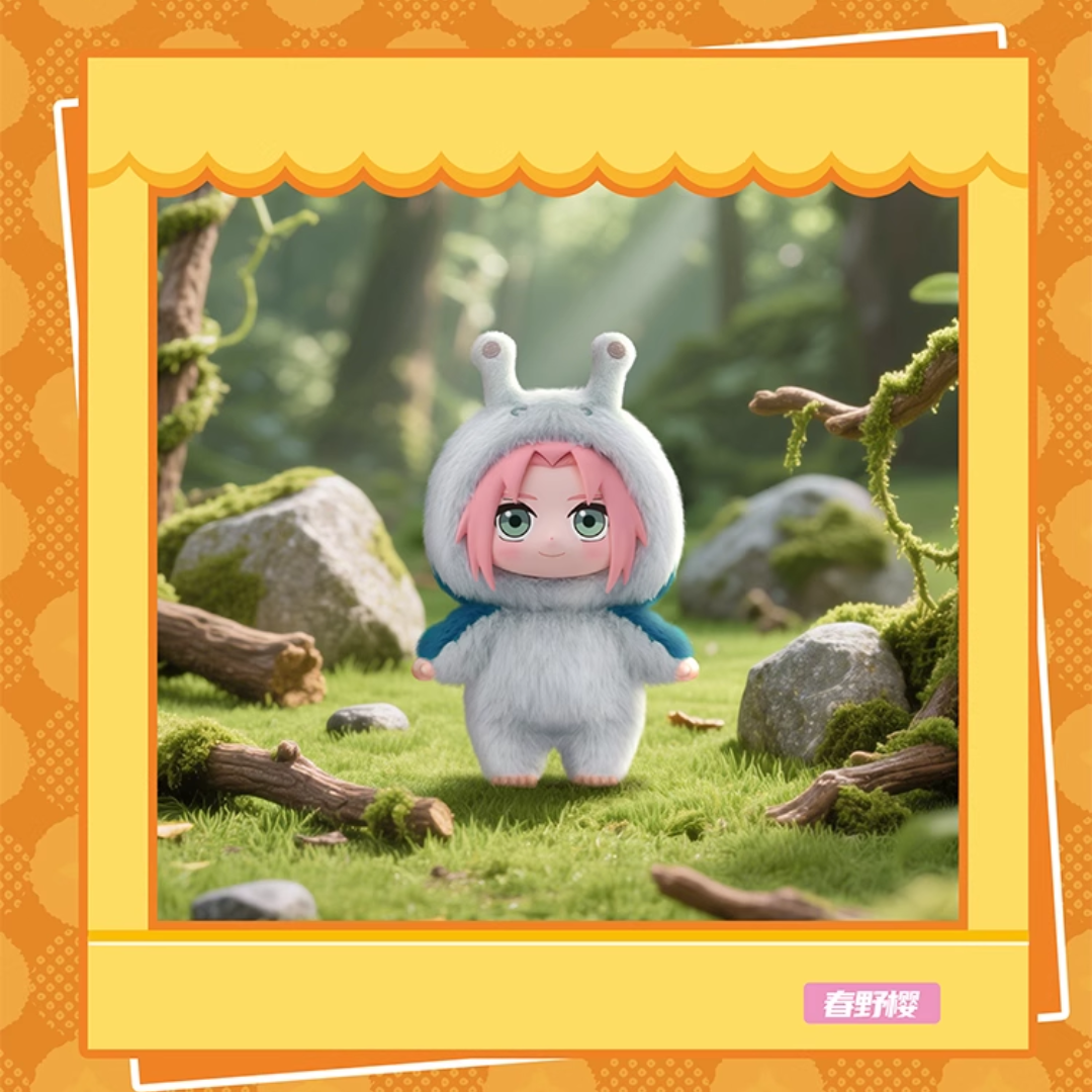 Naruto - TOP TOY Naruto Shippuden - Cute Beast Party Series Plush Keychain (FULL SET OF 6) (RELEASE AUG-SEP25)
