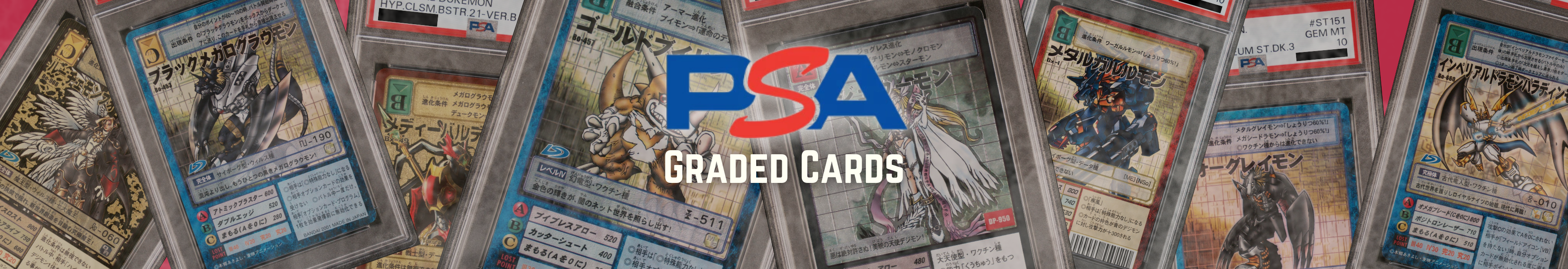 Digimon Hyper Colosseum - Graded Card Slabs
