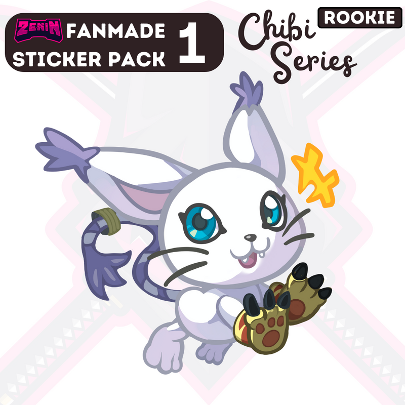 ZeninTCG - Fan-made- Chibi Sticker Pack 01 (Rookies) [INSTOCK]