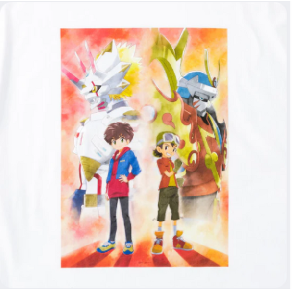 DigimonCon 2023 - Digimon Frontier x Digimon Ghost Game Oversized Long T-shirt