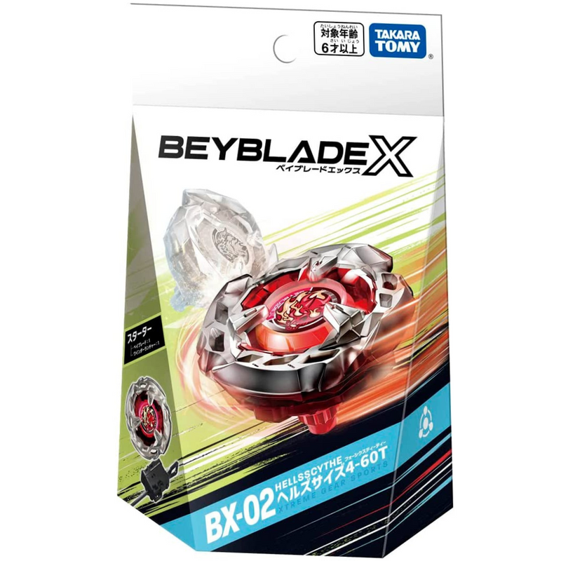 BEYBLADE X - BX-02 Starter Hells Size 4-60T