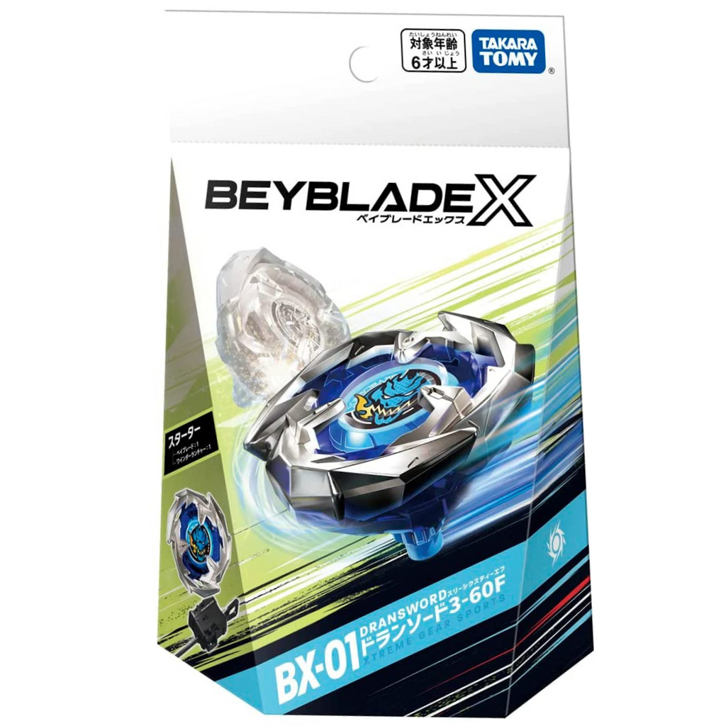 BEYBLADE X BX-01 - Starter Dran Sword 3-60F - Takara Tomy