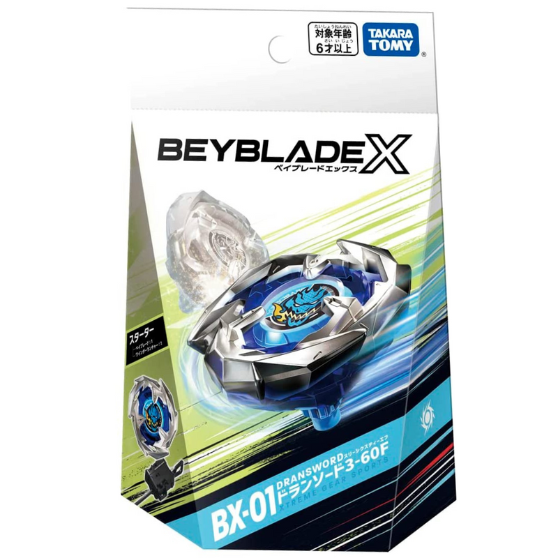 BEYBLADE X - BX-01 - Starter Dran Sword 3-60F 