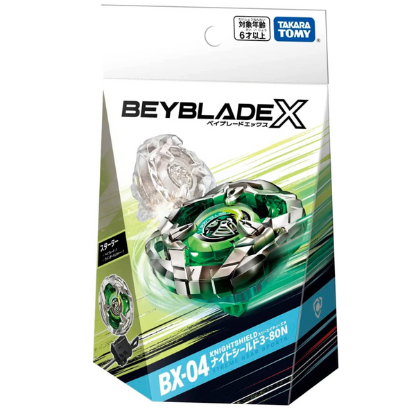 Command the Night with BEYBLADE X BX-04 Starter Night Shield 3-80N!