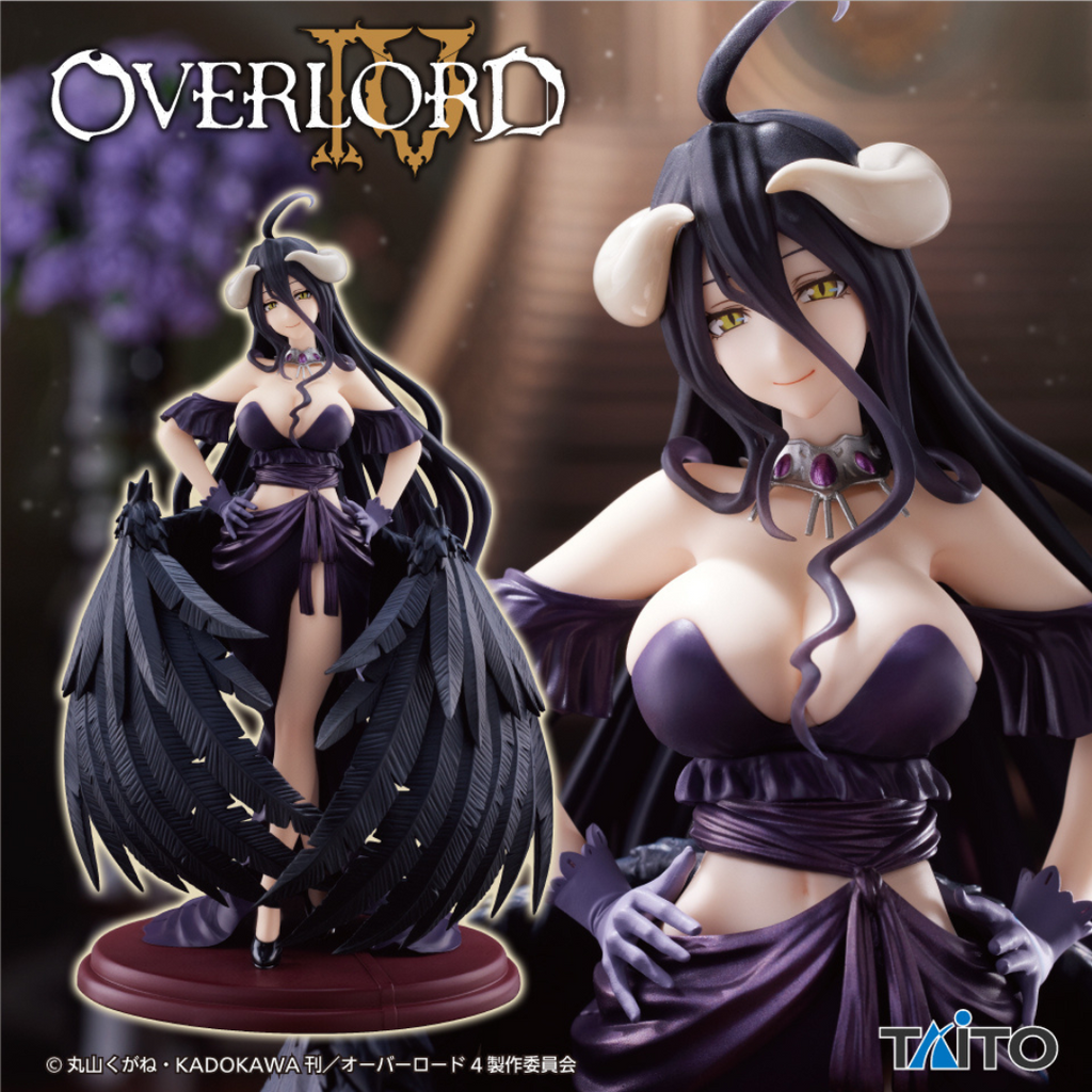 Overlord IV - AMP+ Figure - Albedo (Black Dress Ver.)