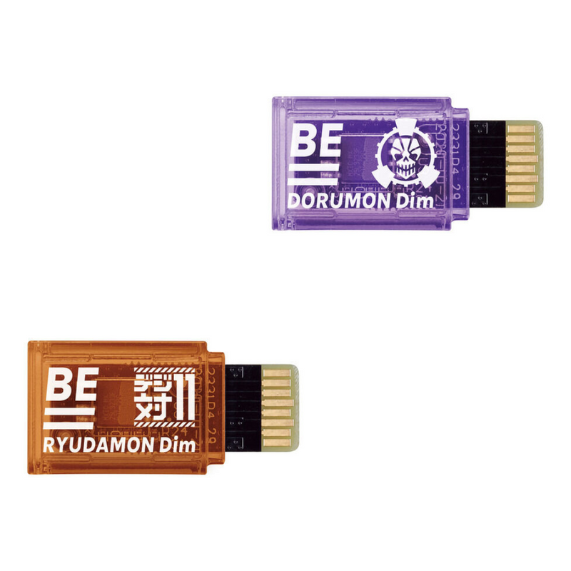 BE MEMORY - Digimon Seekers Ryudamon Dim & Dorumon Dim