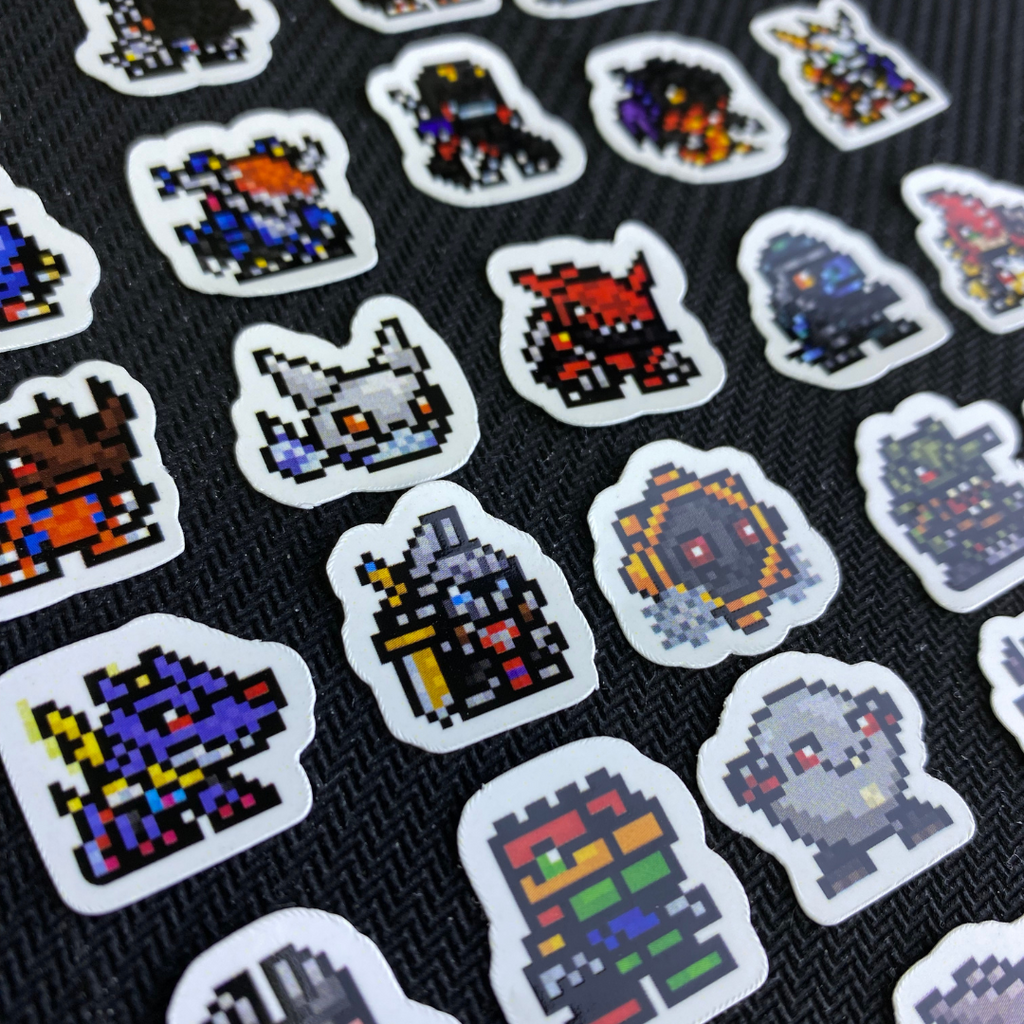 Pixel Stickers Rectangle ZeninTCG - Fan-made- Mini Pixel Sticker Pack (Pendulum Series)
