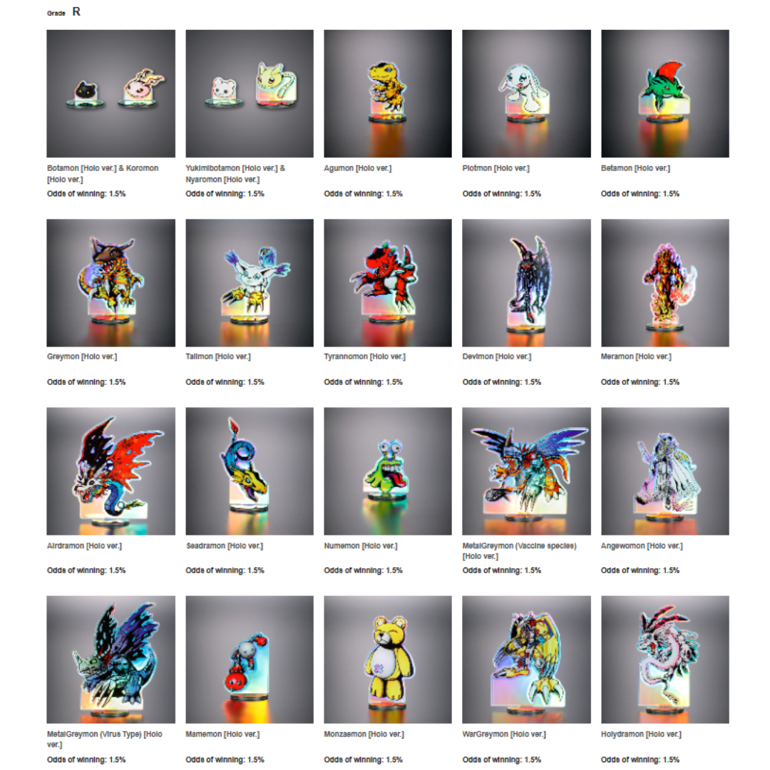 Digimon - Digital Monster WORLDMAKING ACRYLIC STAND -  Booster ver.1 (40 TYPES)  [PRE-ORDER] (RELEASE MAY-JUN26)