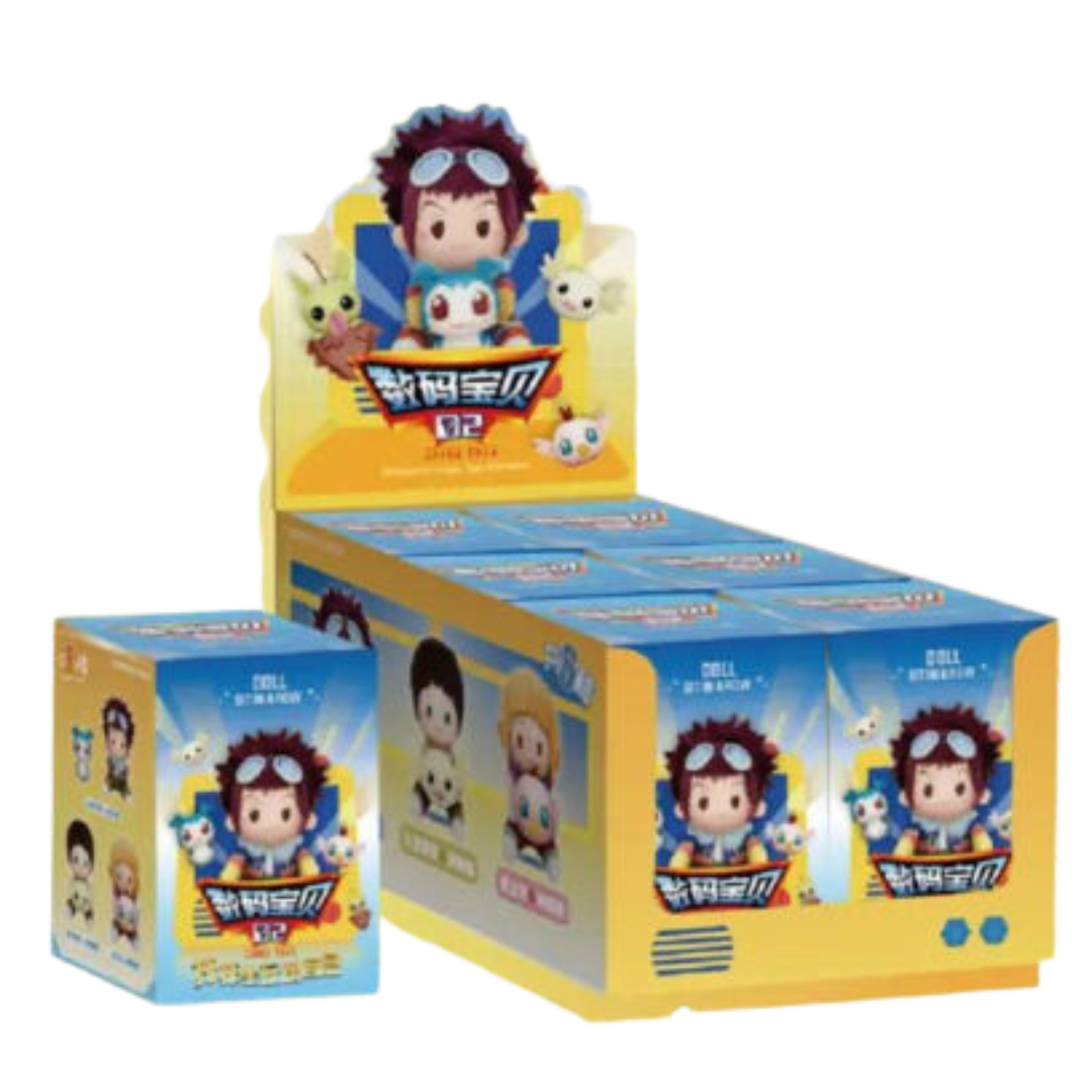 Digimon - TOEI ANIMATION "Digimon Adventure 02  : Sitting Plush Pendant" (Blind Box) (Asia Exclusive) [INSTOCK]