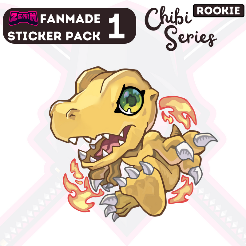 ZeninTCG - Fan-made- Chibi Sticker Pack 01 (Rookies)