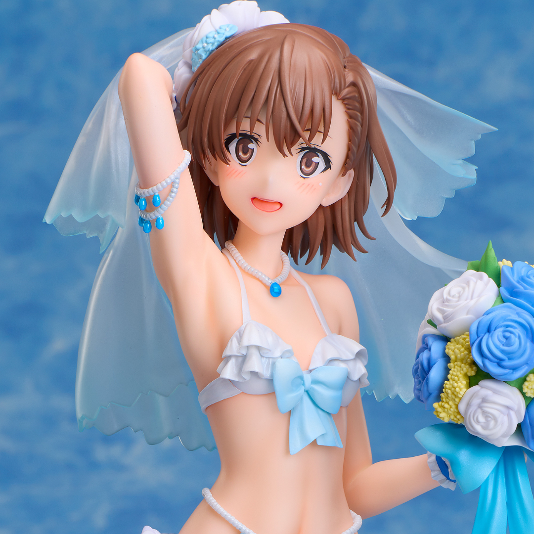 A Certain Scientific Railgun T - A.DIMENSION 1/7 Complete Figure - Mikoto Misaka Wedding Swimsuit Ver. [PRE-ORDER] (RELEASE APR26)