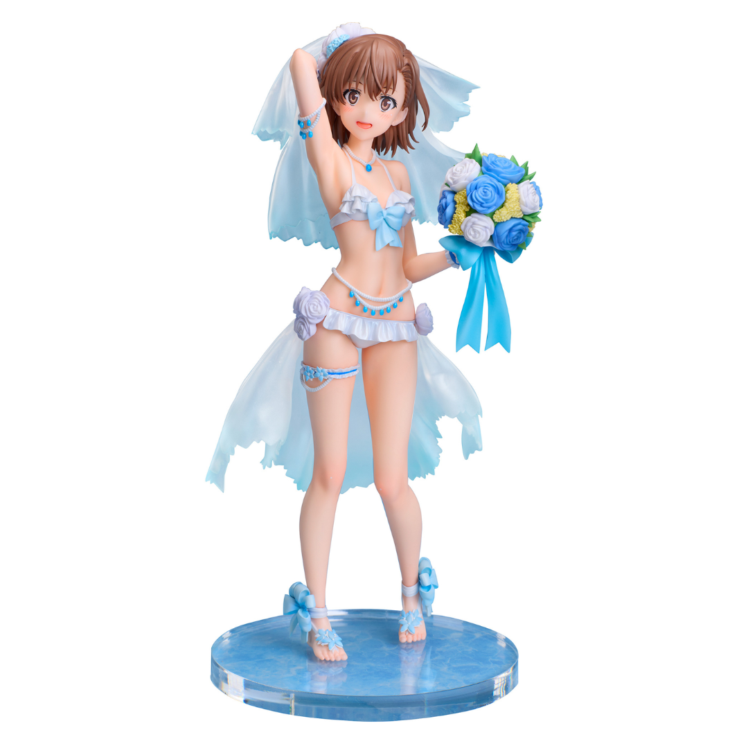 A Certain Scientific Railgun T - A.DIMENSION 1/7 Complete Figure - Mikoto Misaka Wedding Swimsuit Ver. [PRE-ORDER] (RELEASE APR26)