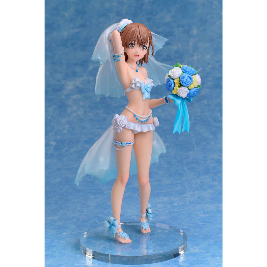 A Certain Scientific Railgun T - A.DIMENSION 1/7 Complete Figure - Mikoto Misaka Wedding Swimsuit Ver. [PRE-ORDER] (RELEASE APR26)