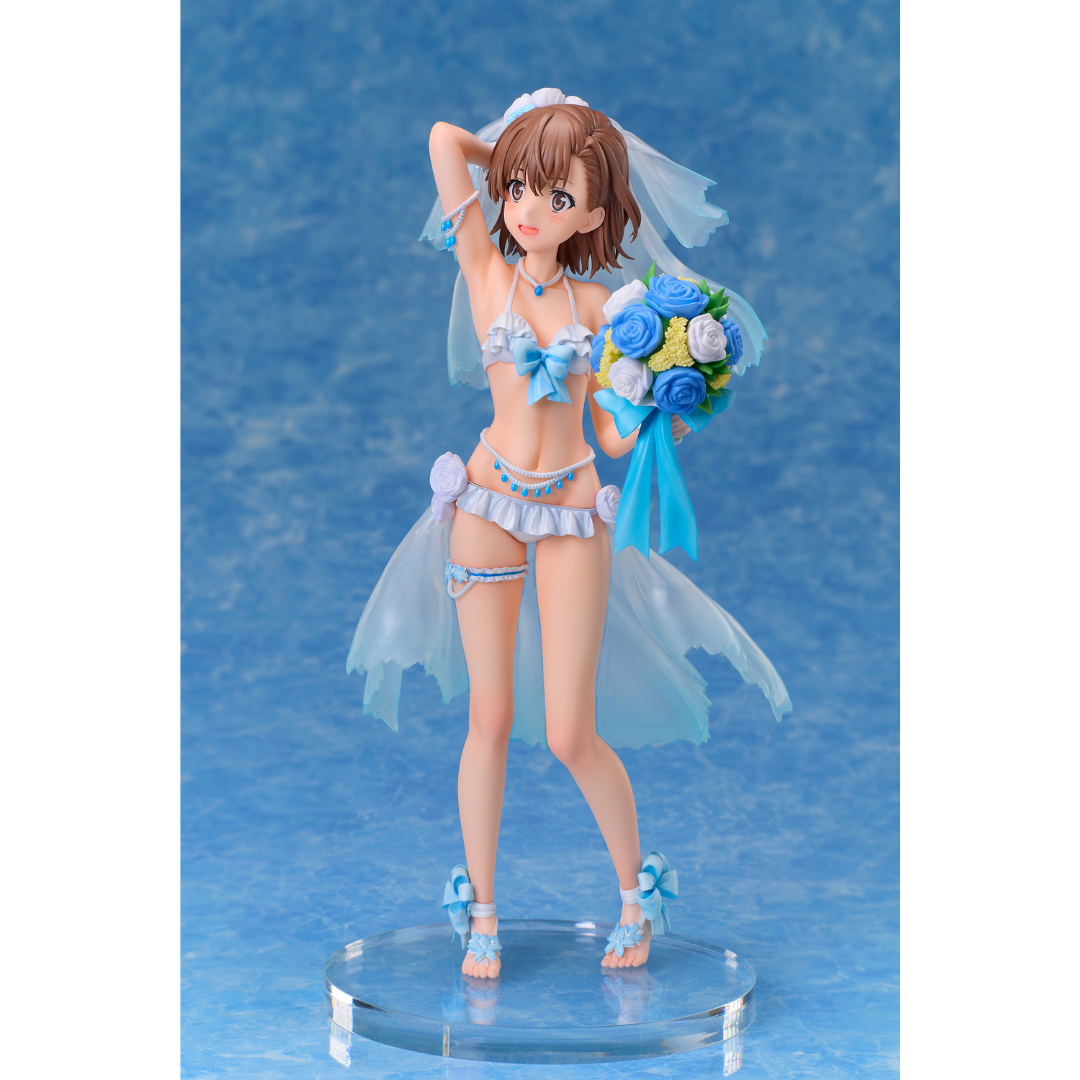 A Certain Scientific Railgun T - A.DIMENSION 1/7 Complete Figure - Mikoto Misaka Wedding Swimsuit Ver. [PRE-ORDER] (RELEASE APR26)