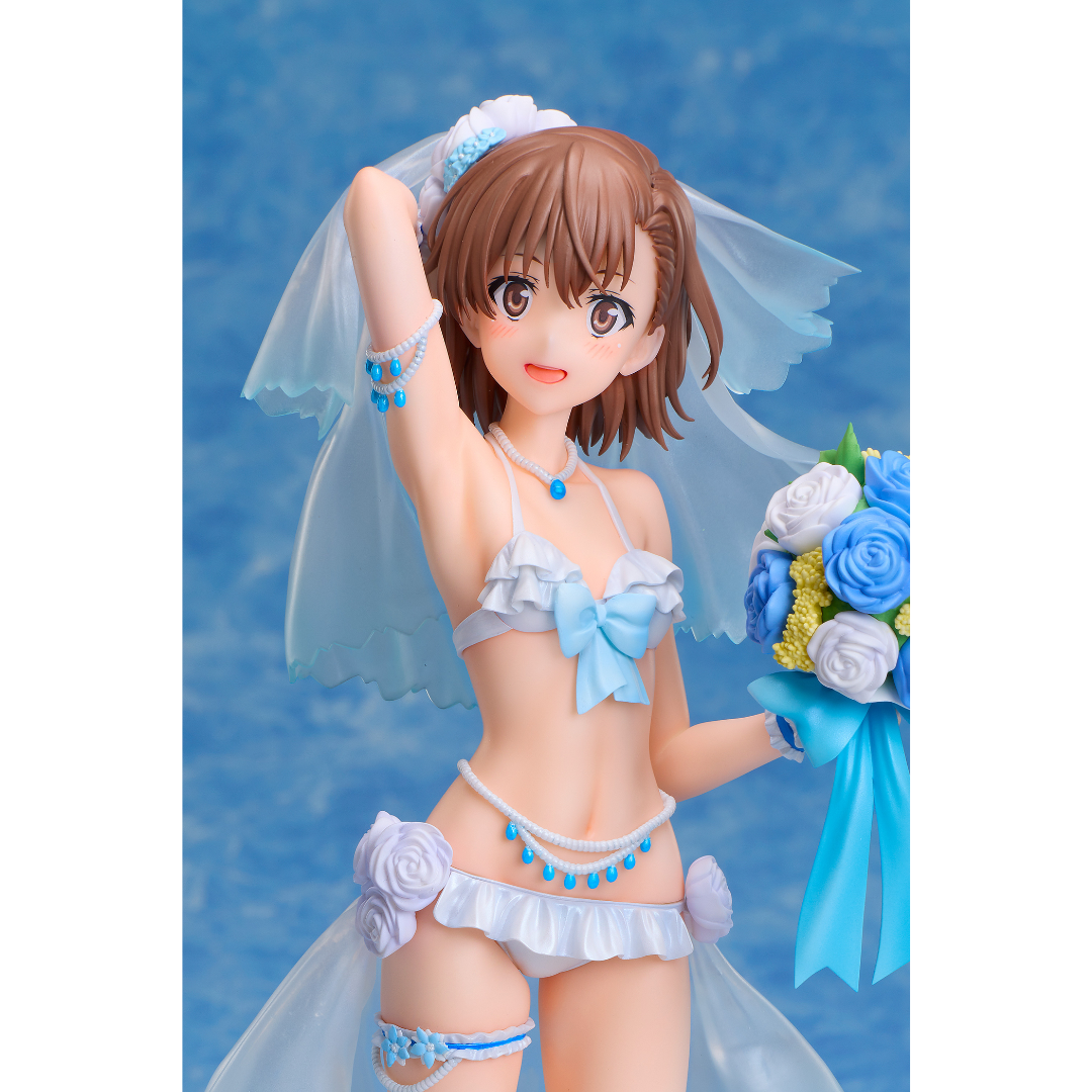 A Certain Scientific Railgun T - A.DIMENSION 1/7 Complete Figure - Mikoto Misaka Wedding Swimsuit Ver. [PRE-ORDER] (RELEASE APR26)