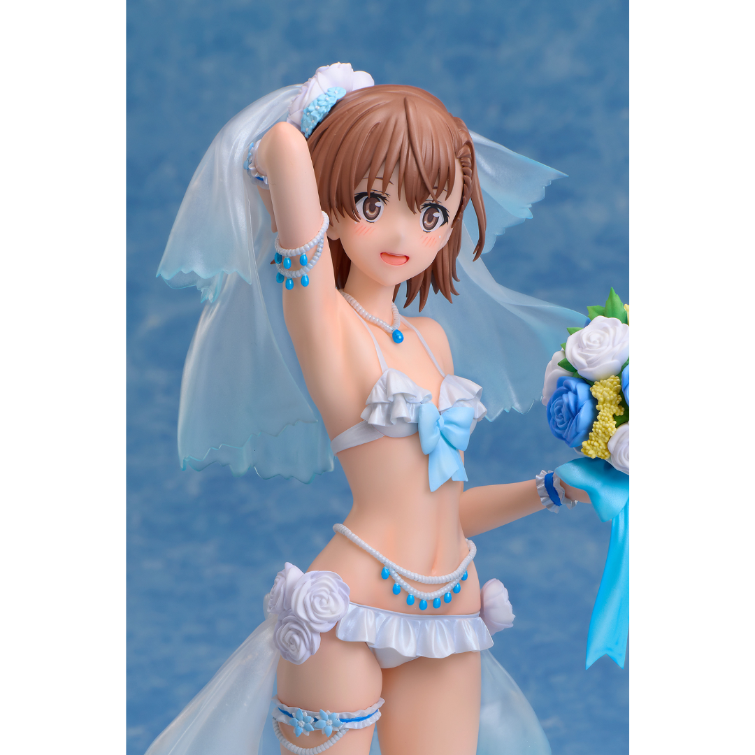 A Certain Scientific Railgun T - A.DIMENSION 1/7 Complete Figure - Mikoto Misaka Wedding Swimsuit Ver. [PRE-ORDER] (RELEASE APR26)