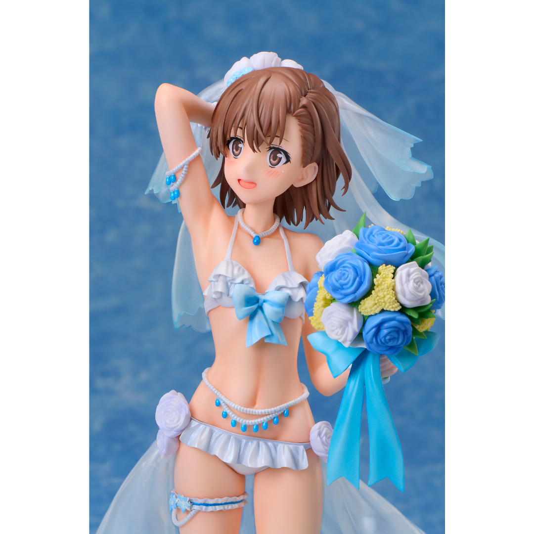 A Certain Scientific Railgun T - A.DIMENSION 1/7 Complete Figure - Mikoto Misaka Wedding Swimsuit Ver. [PRE-ORDER] (RELEASE APR26)