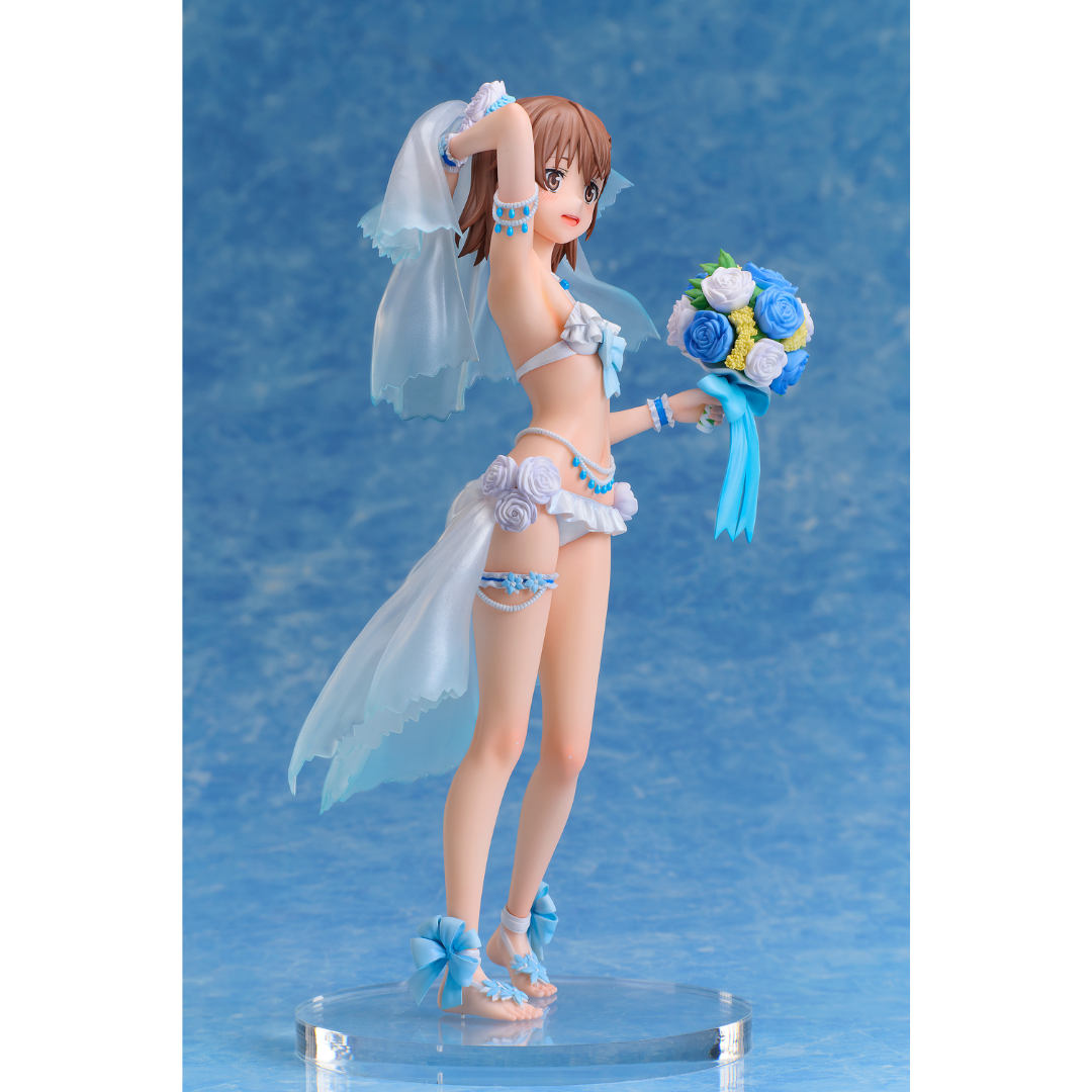 A Certain Scientific Railgun T - A.DIMENSION 1/7 Complete Figure - Mikoto Misaka Wedding Swimsuit Ver. [PRE-ORDER] (RELEASE APR26)