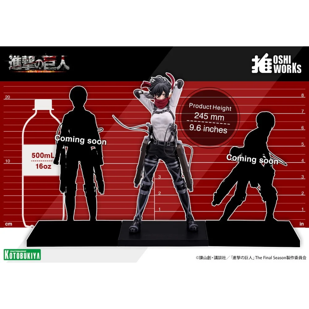 Attack on Titan - OSHI WORKS Complete Figure - Mikasa Ackerman The Final Season Ver.  [PRE-ORDER] (RELEASE FEB27)
