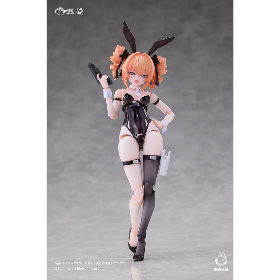 BUNNY RAPID ACTION SQUAD - Sushing 1/12 Scale Articulated Figure BUNNY RAPID ACTION SQUAD - Sushing 1/12 Scale Articulated Figure