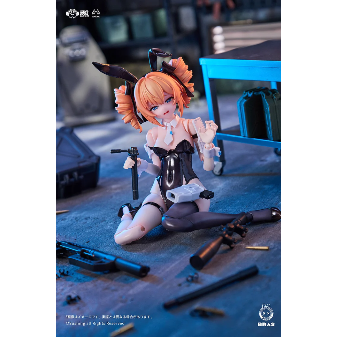 BUNNY RAPID ACTION SQUAD - Sushing 1/12 Scale Articulated Figure BUNNY RAPID ACTION SQUAD - Sushing 1/12 Scale Articulated Figure
