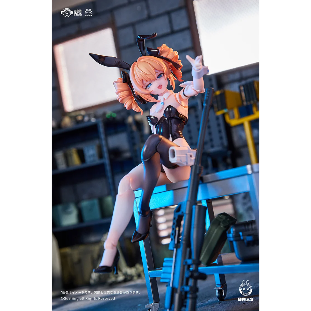 BUNNY RAPID ACTION SQUAD - Sushing 1/12 Scale Articulated Figure BUNNY RAPID ACTION SQUAD - Sushing 1/12 Scale Articulated Figure