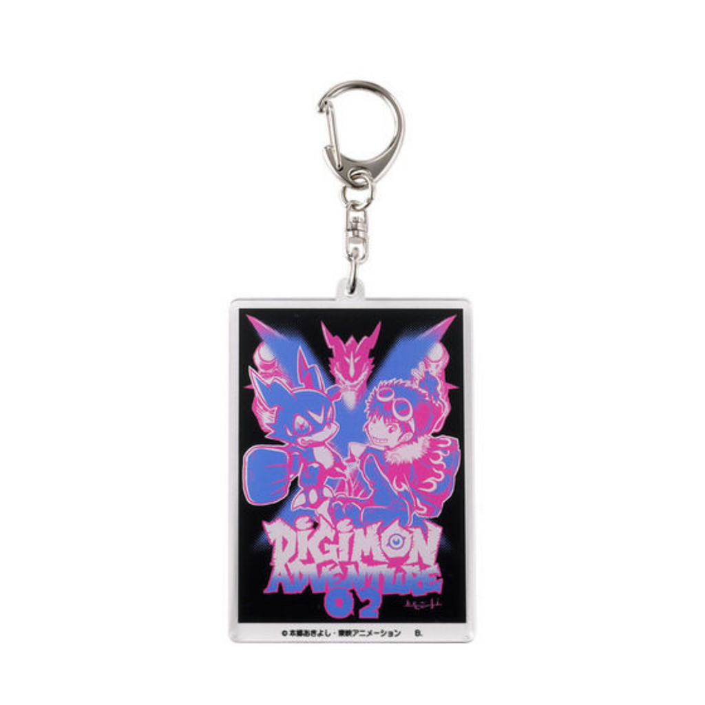 Digimon - Adventure 02 - 25th Anniversary Keychain Designed by Kenji W