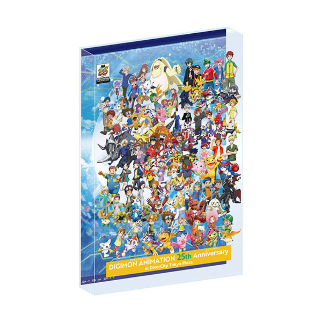 Digimon -Digimon Anime Series - 25th Acrylic Block Odaiba [INSTOCK]