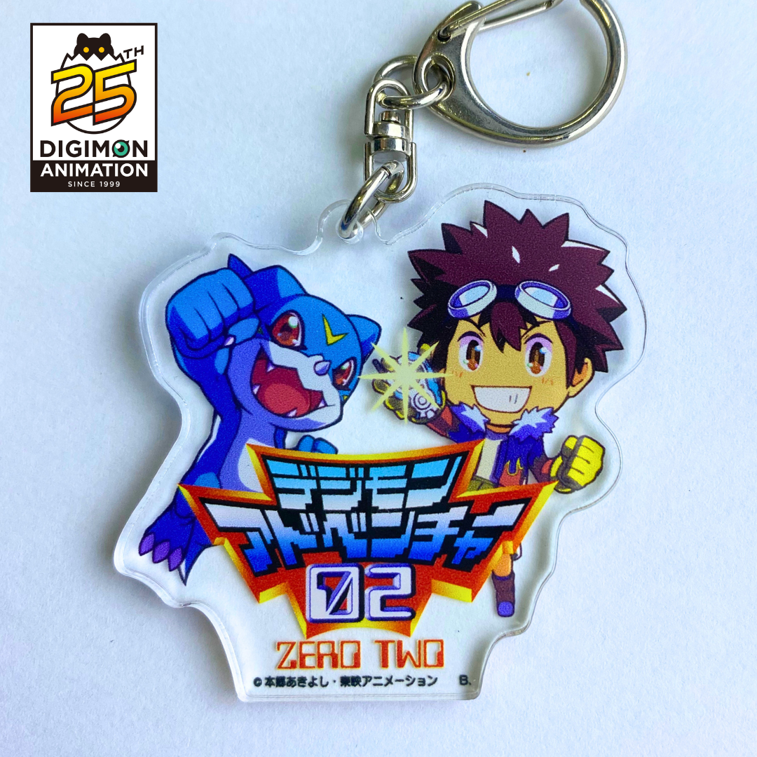 Digimon Adventure 25th Anniversary Anime Series Acrylic Keychain [INSTOCK]
