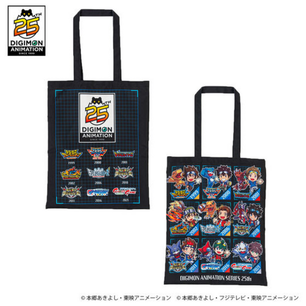 Digimon Adventure 25th Anniversary Anime Series Tote Bag [PRE-ORDER] (RELEASES JUL-AUG24)