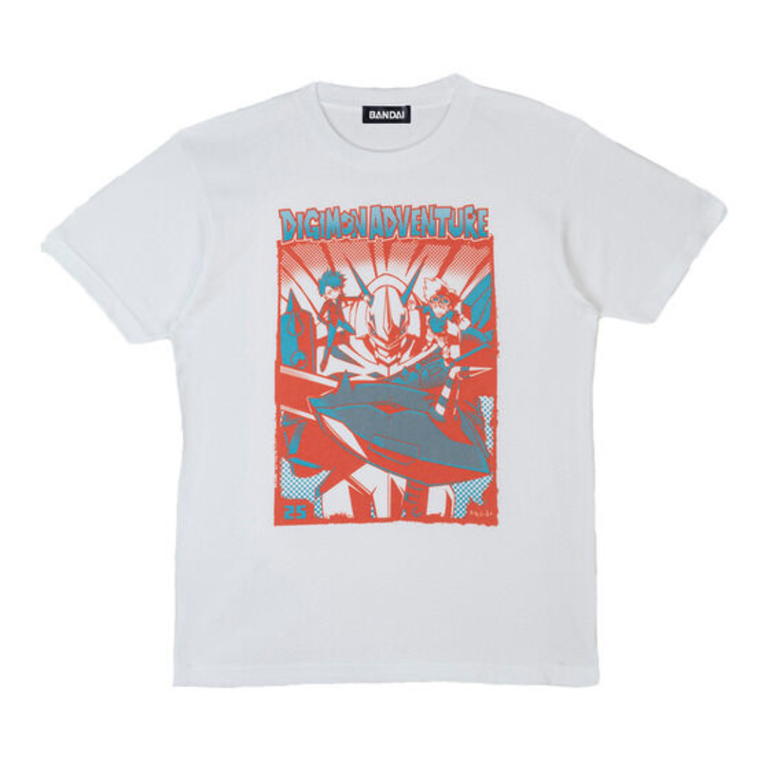 Digimon Adventure 25th Anniversary T-shirt (Taichi, Yamato and Omegamon)[PRE-ORDER] (RELEASES SEP-OCT24)