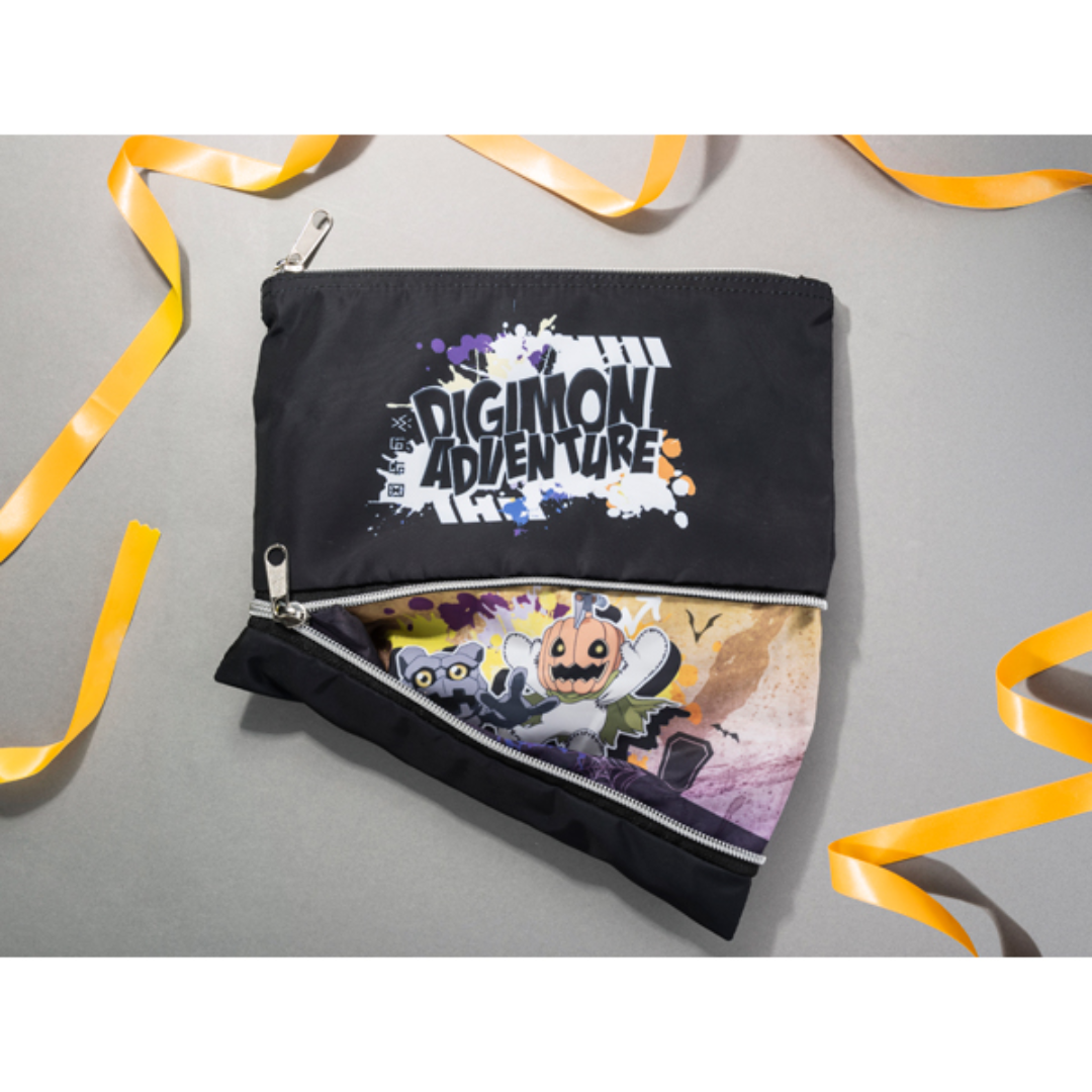 Digimon - Digimon Adventure - Halloween Flat Expandable Pouch [INSTOCK]