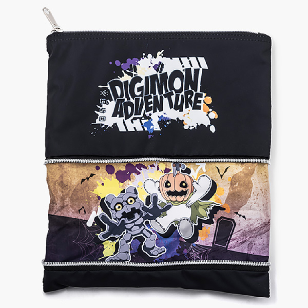 Digimon - Digimon Adventure - Halloween Flat Expandable Pouch [INSTOCK]