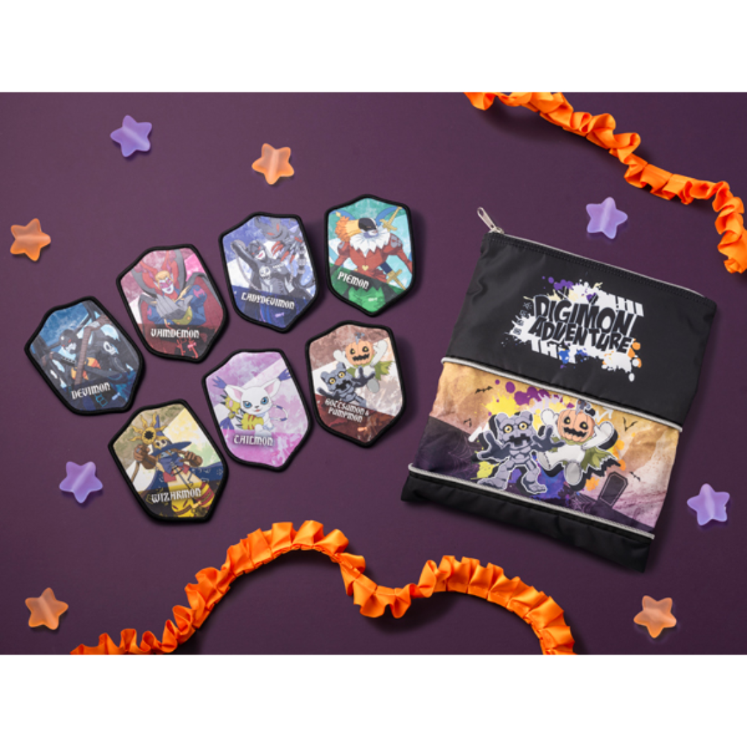 Digimon - Digimon Adventure - Halloween Flat Expandable Pouch [INSTOCK]