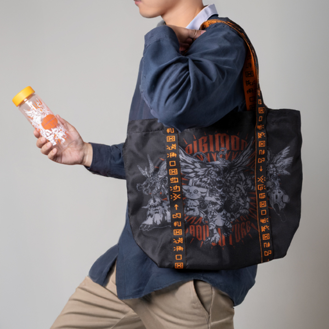 Digimon - Digimon Adventure - Mesh Tote Mature Black [INSTOCK]