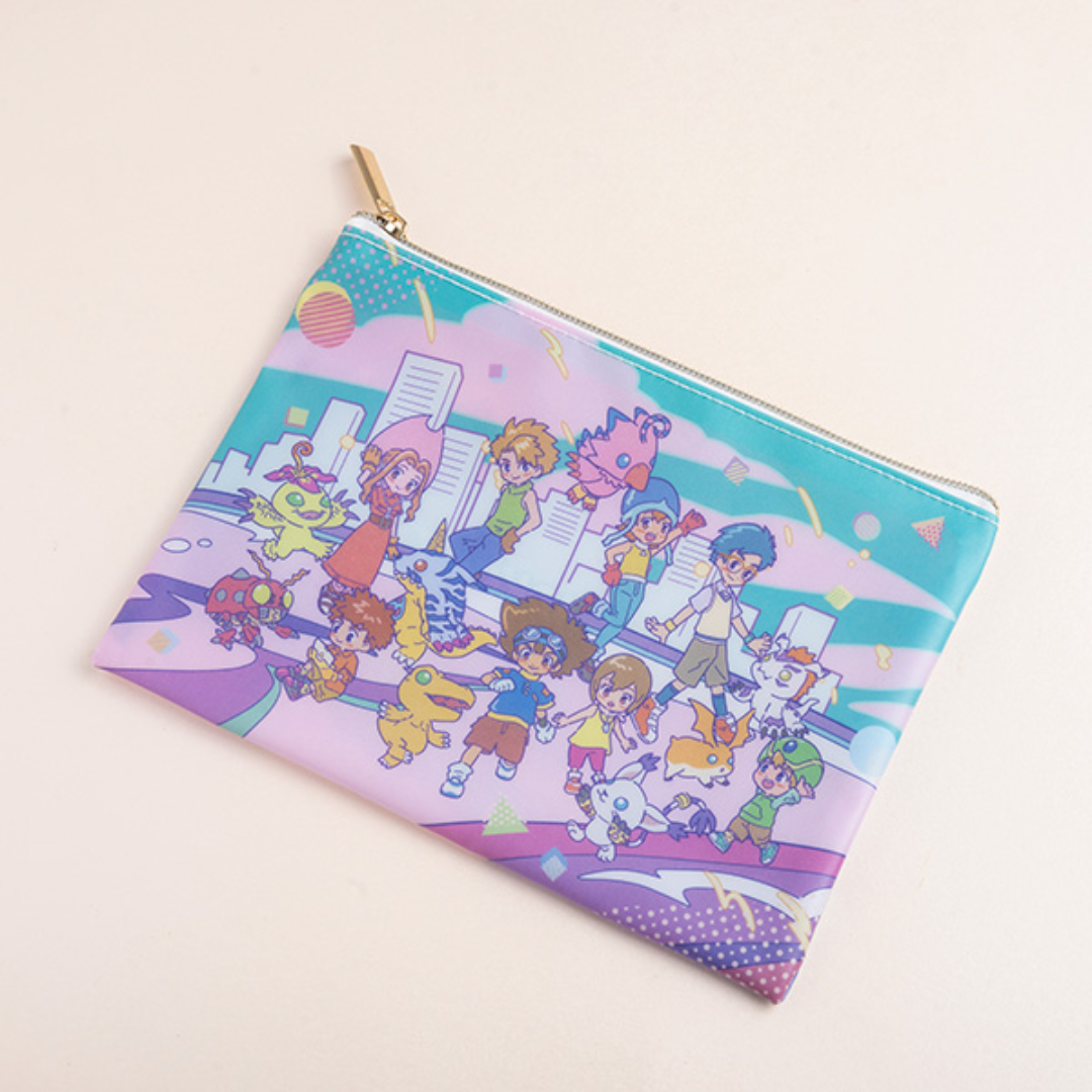 Digimon - Digimon Adventure - Retro Pop PVC Clear Pouch [INSTOCK]