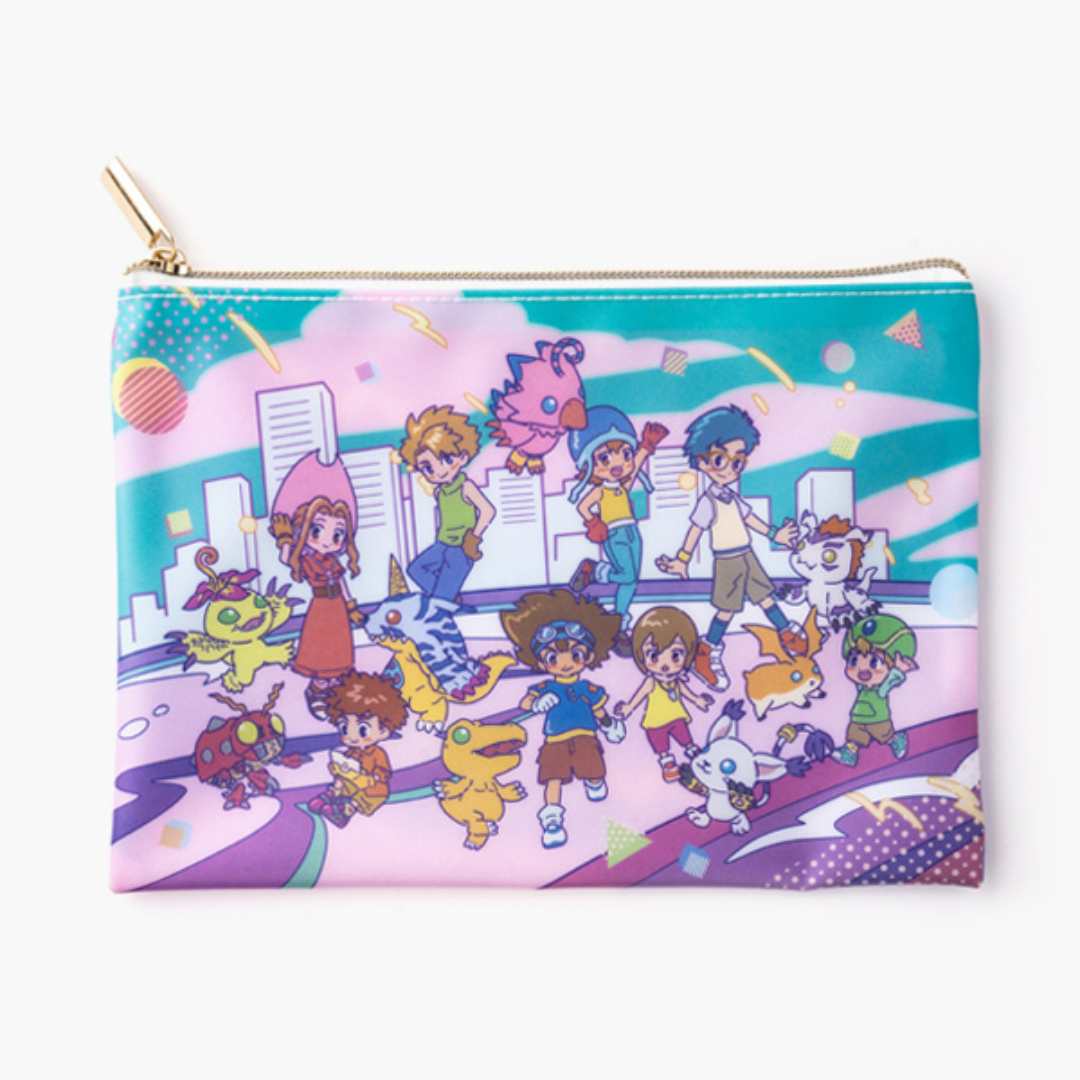 Digimon - Digimon Adventure - Retro Pop PVC Clear Pouch [INSTOCK]