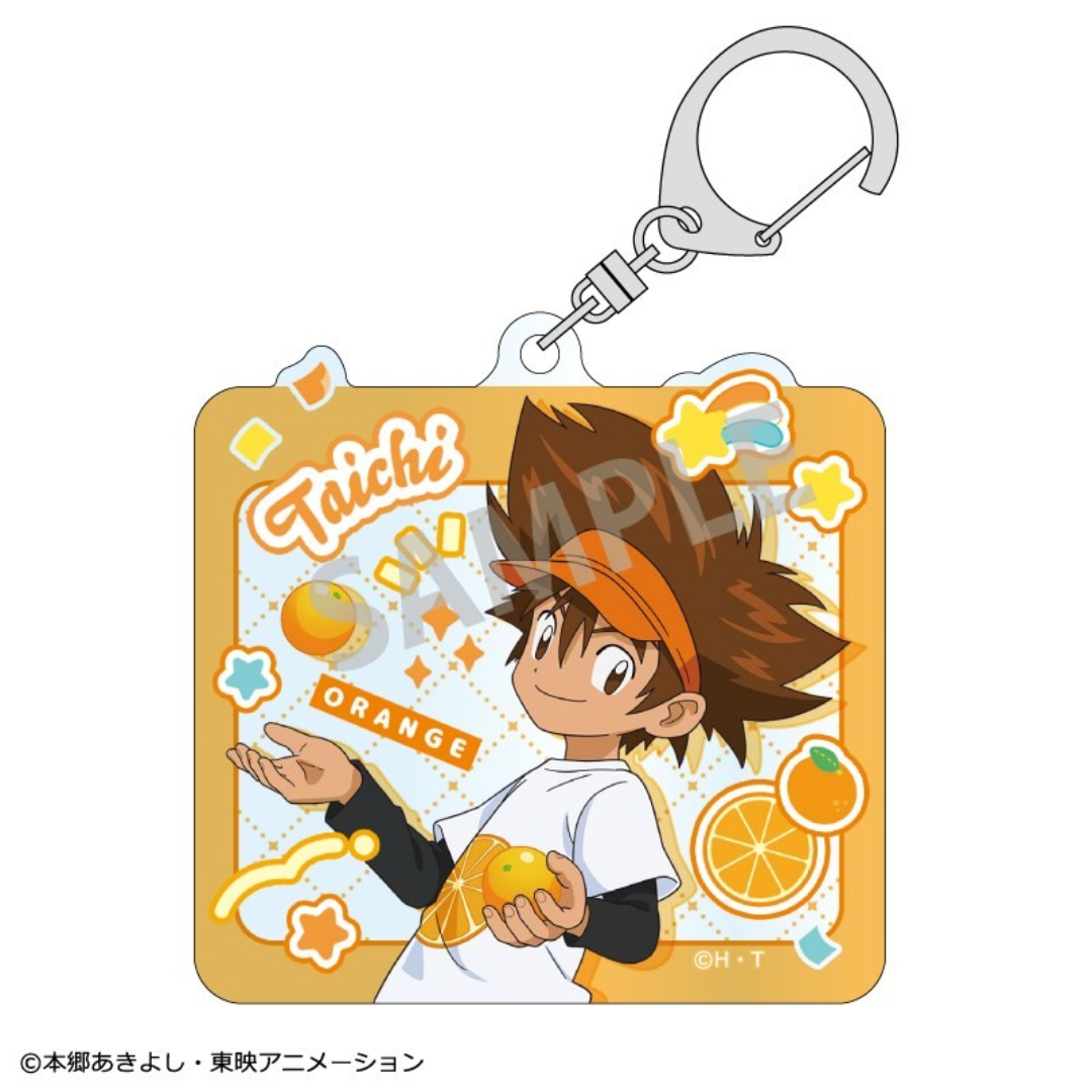 Digimon Adventure - Trading Acrylic Keyholder Vol.1 Fruit Party 1BOX (8PCS)  [PRE-ORDER](RELEASE FEB26)