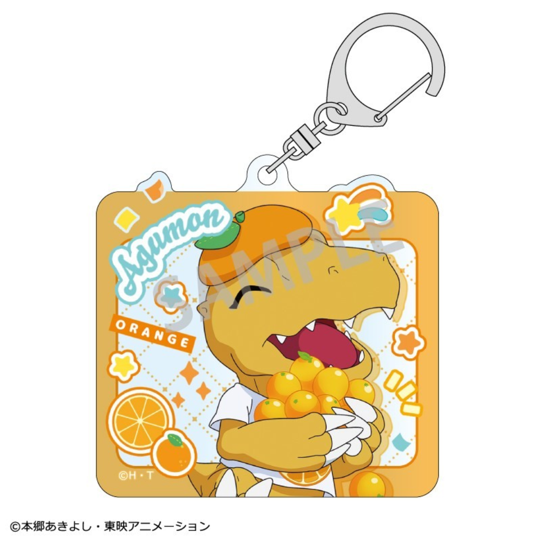 Digimon Adventure - Trading Acrylic Keyholder Vol.1 Fruit Party 1BOX (8PCS)  [PRE-ORDER](RELEASE FEB26)